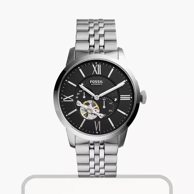 Fossil Townsman Automatic Black Dial Men's Watch | ME3107